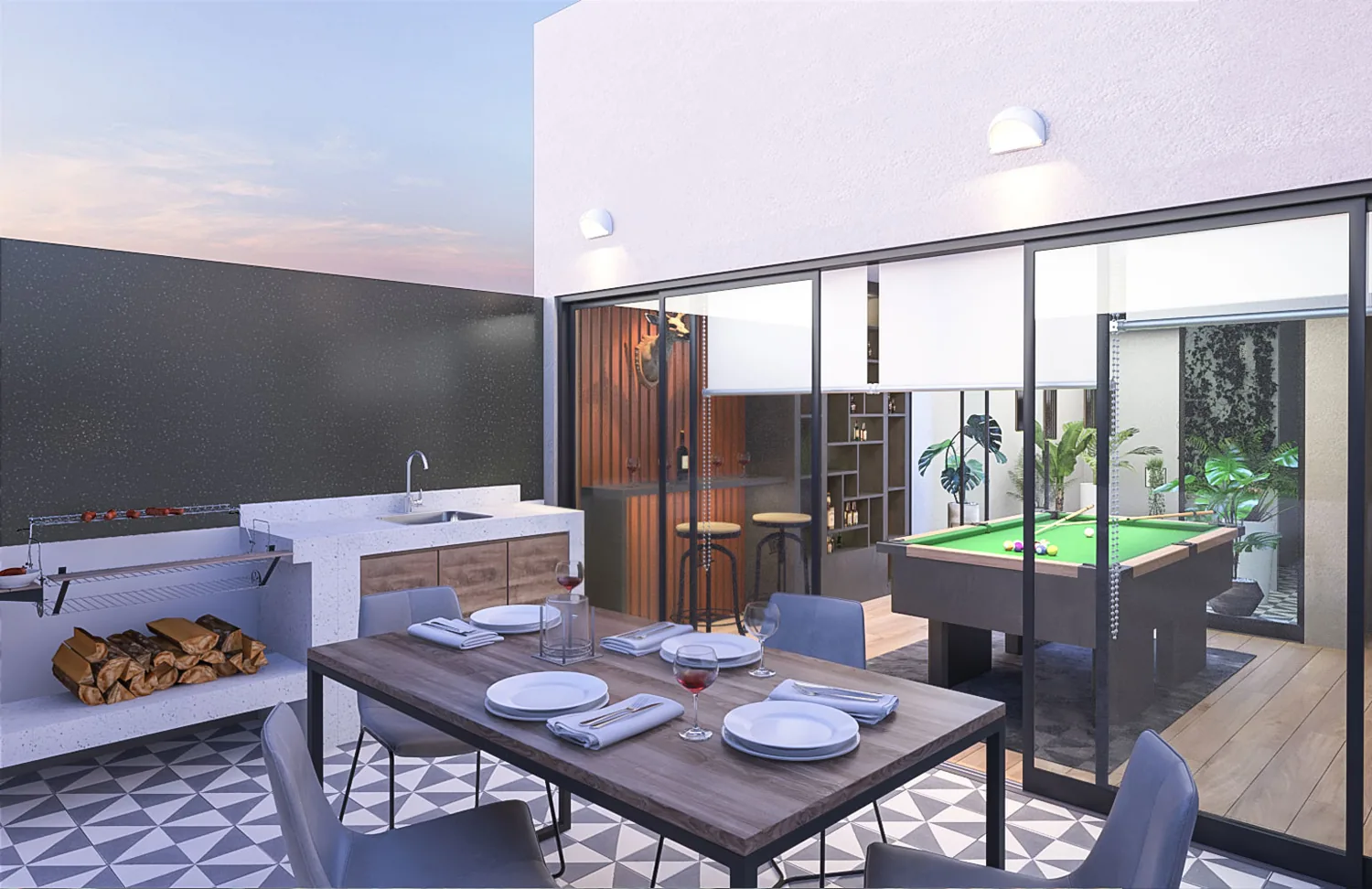 Interiores de Prana San Felipe